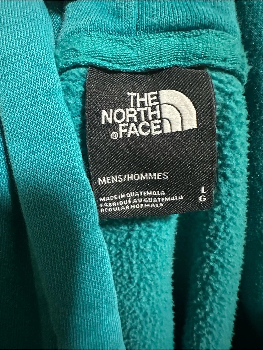 The North Face Teal Pullover Hoodie - Classic Logo